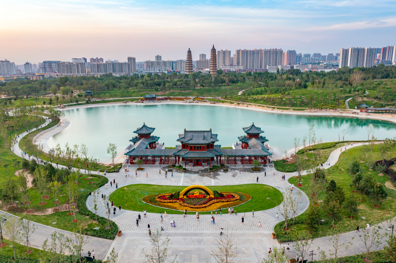 双塔景区建筑群仿古建筑工程